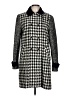 Express Houndstooth Black Coat Size L - photo 1
