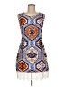 White Mark Graphic Blue Cocktail Dress Size M - photo 1