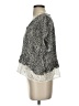 Yak n Yeti Silver Short Sleeve Blouse Size S - photo 5