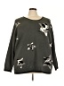 Torrid Camo Gray Pullover Sweater Size 4X Plus (4) - photo 1