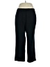 Focus 2000 Solid Black Dress Pants Size 16 Petite - photo 1