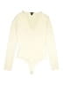 Express Ivory Bodysuit Size S - photo 1