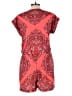 Banana Republic 100% Polyester Paisley Red Romper Size 10 - photo 2