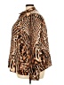 Bold Elements 100% Polyester Animal Print Brown Long Sleeve Blouse Size 3X - photo 5