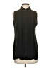 CAbi Black Sleeveless Button-Down Shirt Size S - photo 1