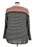 Maurices Stripes Black Pullover Sweater Size 3X - photo 2