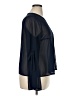 Cloud Chaser Black Blue Long Sleeve Blouse Size XL - photo 4
