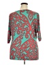 Cezanne Teal Short Sleeve Top Size 3X - photo 2