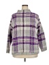 Chaps Plaid Purple Pullover Sweater Size 2X - photo 1