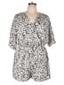 Prettygarden 100% Polyester Animal Print Ivory Romper Size XL - photo 1