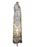 Cato Graphic Silver Ivory Casual Dress Size L - photo 4