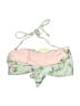 Unbranded Floral Green Blue Swimsuit Top Size S (estimated) - photo 2