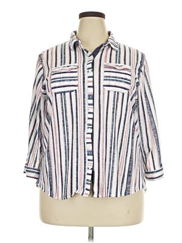 Eden & Olivia 3/4 Sleeve Henley (view 1)