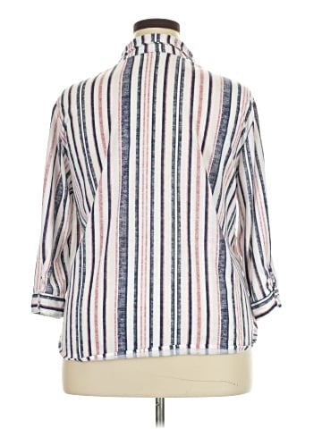 Eden & Olivia 3/4 Sleeve Henley (view 2)