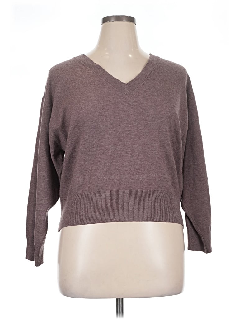Pre-owned A New Day Pullover Sweater In Brown