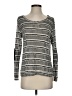 Dina Be Chevron-herringbone Silver Pullover Sweater Size S - photo 1