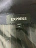 Express Solid Blue Black Blazer Size 4 - photo 6