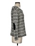 Dina Be Chevron-herringbone Silver Pullover Sweater Size S - photo 4