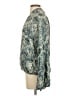 Haute Hippie 100% Polyester Paisley Teal Long Sleeve Blouse Size S - photo 5