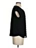 Papermoon 100% Polyester Black Short Sleeve Blouse Size XS - photo 4
