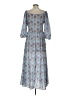Shein 100% Polyester Blue Casual Dress Size S - photo 2