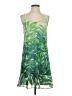 CAbi 100% Polyester Tropical Green Cocktail Dress Size XS - photo 1