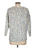 Talbots Metallic Silver Pullover Sweater Size L - photo 2
