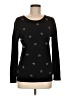Elle Stars Black Long Sleeve Top Size M - photo 1