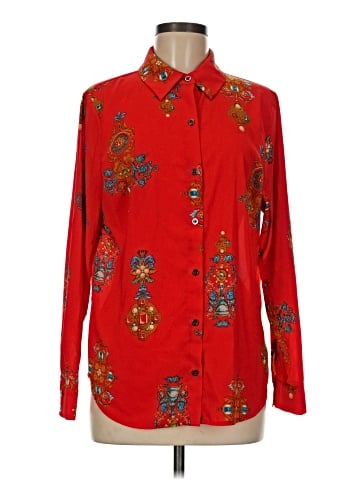 Motto Long Sleeve Blouse (view 1)