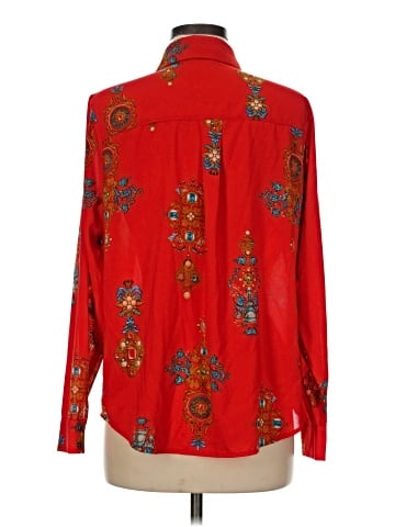 Motto Long Sleeve Blouse (view 2)