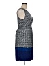 Max Studio Print Blue Cocktail Dress Size XL - photo 4