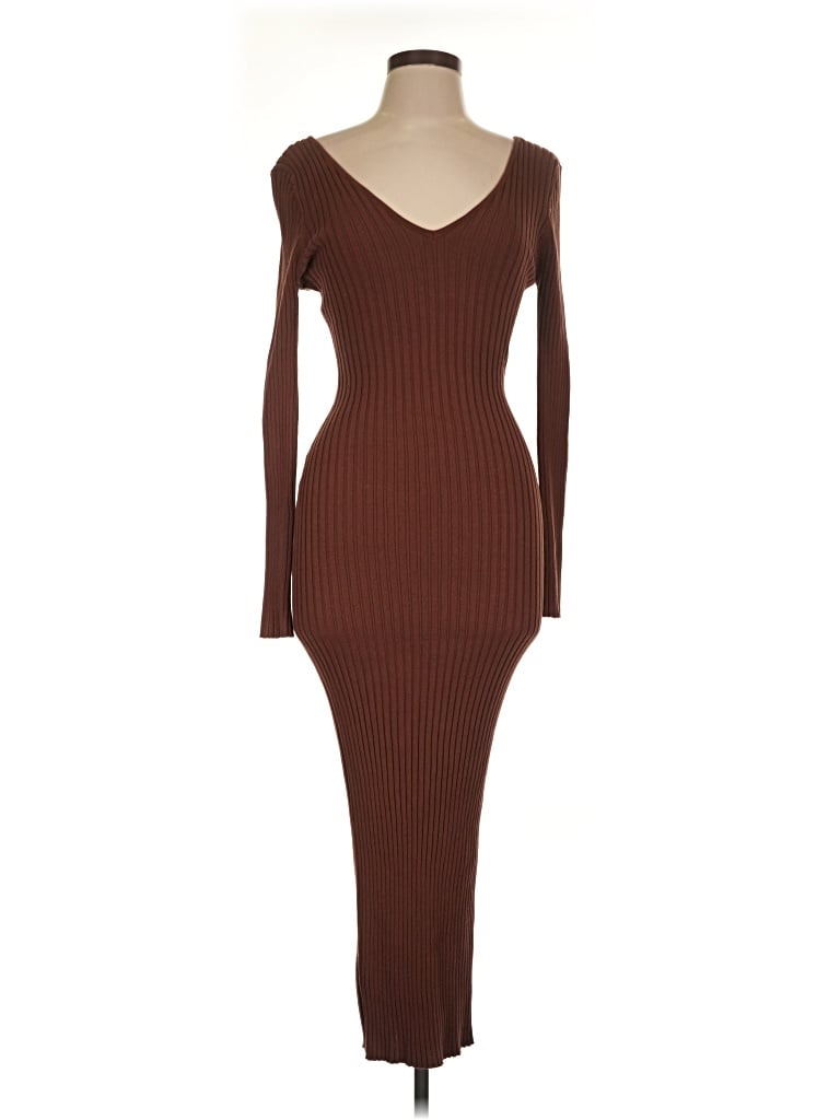 Pre-owned Hera Collection Casual Dress In Brown