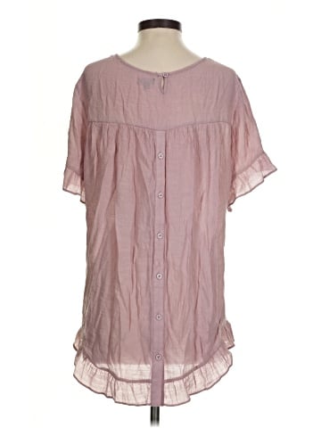 Coco + Carmen Short Sleeve Blouse (view 2)