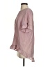 Coco + Carmen Pink Short Sleeve Blouse Size S - photo 5