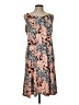 Perceptions Print Brown Cocktail Dress Size 12 - photo 1