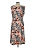 Perceptions Print Brown Cocktail Dress Size 12 - photo 2