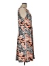 Perceptions Print Brown Cocktail Dress Size 12 - photo 4