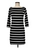 Soprano Stripes Black Casual Dress Size M - photo 1