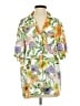 AFRM Tropical Green Short Sleeve Blouse Size S - photo 1