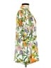 AFRM Tropical Green Short Sleeve Blouse Size S - photo 4