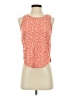 Copper Key 100% Rayon Orange Sleeveless Blouse Size S - photo 1