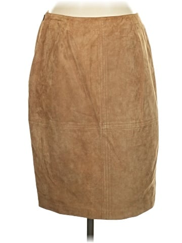 Nine & Company Faux Leather Skirt (view 2)