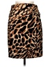 Express Design Studio Animal Print Brown Casual Skirt Size 6 - photo 1