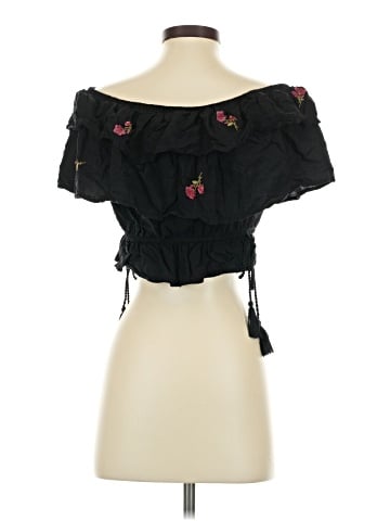 LA Hearts Short Sleeve Blouse (view 2)