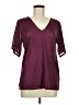 MICHAEL Michael Kors Burgundy Short Sleeve Blouse Size M - photo 1