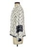 Zara 100% Polyester Ivory 3/4 Sleeve Blouse Size S - photo 5