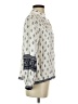Zara 100% Polyester Ivory 3/4 Sleeve Blouse Size S - photo 4