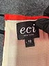ECI 100% Polyester Stripes Orange Casual Dress Size 10 - photo 7