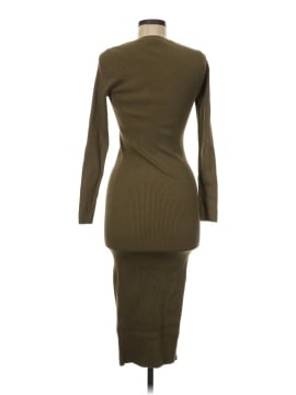green athletic dress SSYS The Zoey Ruffle Collar Neon Zipper Dress In Green *FINAL SALE*