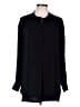 Elie 100% Polyester Black Long Sleeve Blouse Size L - photo 1